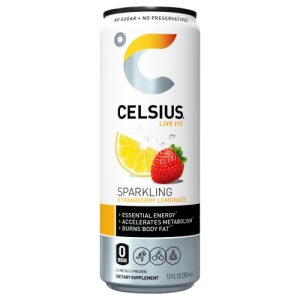 Celsius Energy Drink Strawberry Lemonade (12 Fl Oz)