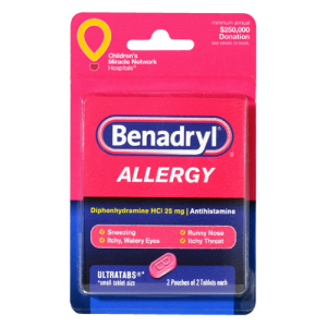 Benadryl Allergy Relief (2 Count/25mg)