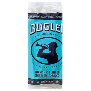 "Bugler Original Cigarette Tobacco " (Single/.65 oz Pouch)