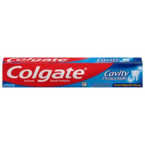 Colgate Fluoride Anticavity Cavity Protection Great Regular Flavor Toothpaste (2.5 oz)