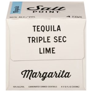 Salt Point Carbonated Margarita Canned Cocktails 4 - Cans (12 fl oz)