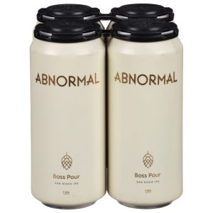 Abnormal San Diego IPA Boss Pour Beer 4 - Cans (473 ml)