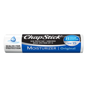 Chapstick Moisturizing Lip Balm Original With Moisturizer (Single/0.15 oz)