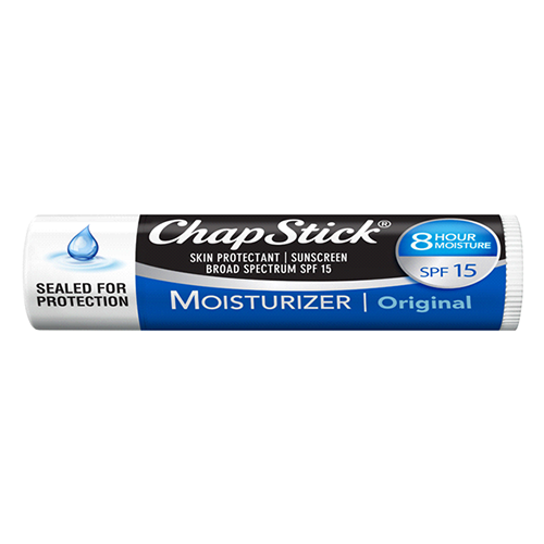 Chapstick Moisturizing Lip Balm Original With Moisturizer (Single/0.15 oz)