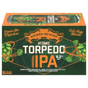 Sierra Nevada Atomic Torpedo West Coast Juicy Imperial IPA Craft Beer (12oz Cans) (6 Pack)
