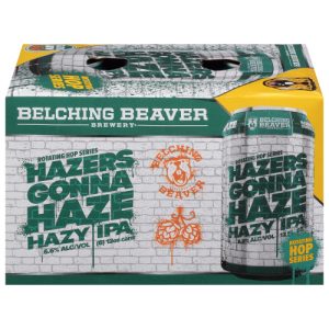 Belching Beaver Brewery Hazy IPA Hazers Gonna Haze Beer 6 - Cans (12 oz)