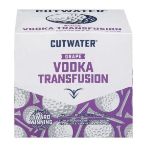 Cutwater Grape Vodka Transfusion - 4-Pack (Single/48.00 FL OZ Box)