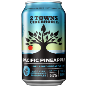 2 Towns Ciderhouse Pacific Pineapple (6 Pack/12 oz)