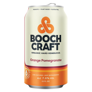 Boochcraft High Alcohol Kombucha Orange Pomegranate (6 Pack/12.00 OZ Cans)