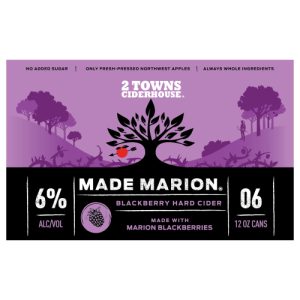 2 Towns Ciderhouse Made Marion Blackberry Hard Cider 6 - Cans (12 oz)