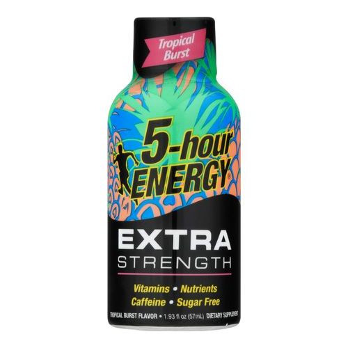 5-hour Energy Dietary Supplement Extra Strength - Tropical Burs... (Single/1.93 FL OZ Plastic Bottle)