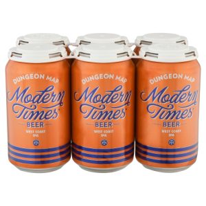 Modern Times Dungeon Map West Coast IPA Beer 6- Cans (12 fl oz)