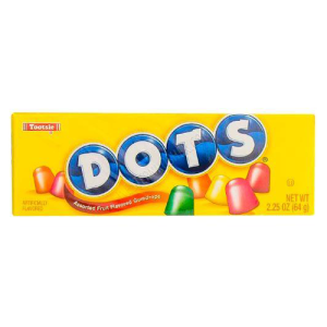 Dots Assorted Fruit Flavored Gumdrops (Single/2.25 oz Box)