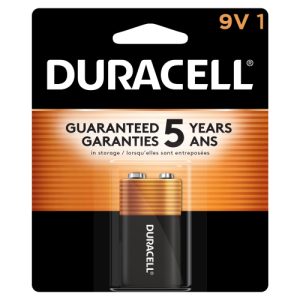 Duracell Coppertop 9V Alkaline Batteries 1/Pack