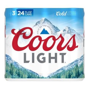 Coors Light Can (3 Pack/24 oz Cans)