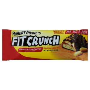 FitCrunch Chocolate Peanut Butter Whey Protein Baked Bar (1.62 oz)