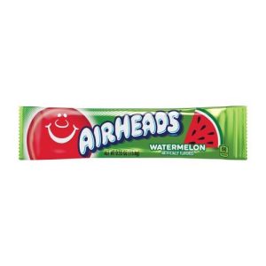 AirHeads Artificially Flavored Candy Watermelon (Single/0.55 OZ Foil Wrapper)