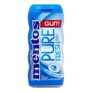 Mentos Pure Fresh Chewing Gum Fresh Mint - Pure Breath (Single/30.00 G Plastic Container)