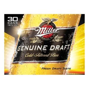 Miller Genuine Draft Cans (30 Pack/12 oz Cans)