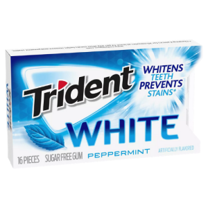 Trident White Peppermint (Single/16 Pieces)