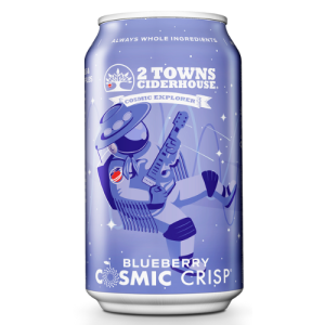 2 Towns Ciderhouse Blueberry Cosmic Crisp (6 Pack/12 oz Can)