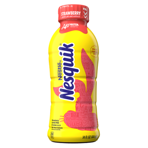 Milk Nesquik Strawberry (Single/14 oz Bottle)