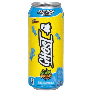 Ghost Zero Sugar Sour Patch Kids Blue Raspberry Energy Drink (16 fl oz)