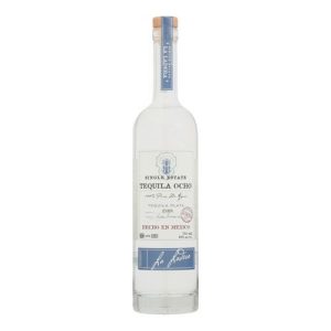 Tequila Ocho Single Estate Plata Jalisco Tequila (Single/750.00 ML Glass Bottle)