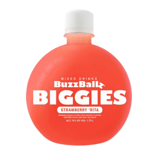 BuzzBallz Biggies Strawberry 'Rita (Single/1.75 LT Plastic Bottle)
