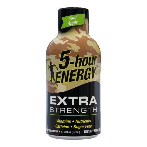 5-hour Energy Dietary Supplement Extra Strength - Sour Apple (Single/1.93 FL OZ Plastic Bottle)