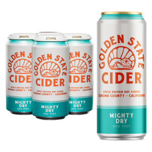 Golden State Cider Mighty Dry Cans (4 Pack/16 oz Cans)