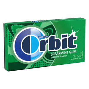 Wrigley's Orbit Sugarfree Gum Spearmint (Single/0.95 OZ Box)