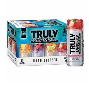TRULY Unruly Hard Seltzer Variety Pack 8% ABV (12 fl. oz. Can 8pk.)