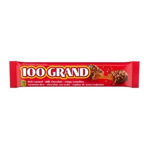 100 Grand Candy Bar Rich Caramel - Milk Chocolate ... (Single/1.50 OZ Plastic Wrapper)