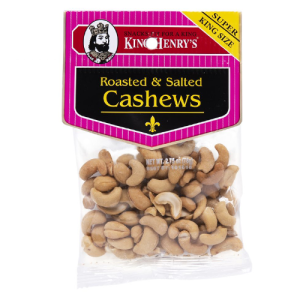 King Henry's Cashews Salted (Single/2.25 oz)