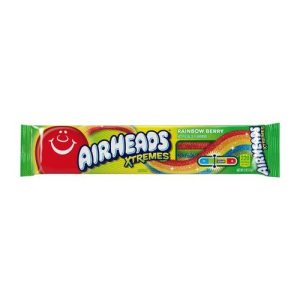 AirHeads Extreme Artificially Flavored Candy Sweetly Sour Belts (Single/2.00 OZ Plastic Bag)