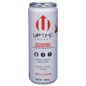Uptime Zero Sugar Strawberry Dragon Fruit Energy Drink (12 fl oz)
