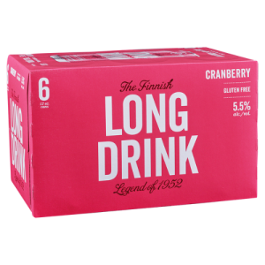 The Finnish Long Drink Cranberry  (6 Pack/12 oz)