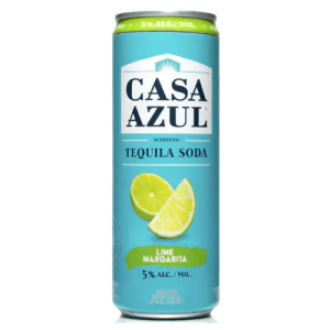 Casa Azul Lime Margarita Tequila Soda (4 Pack/12 oz)