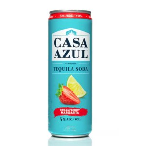 Casa Azul Strawberry Margarita Tequila Soda (4 Pack/355 mL)
