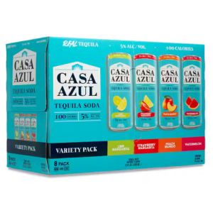 Casa Azul Tequila Soda Variety Pack (8 Pack/12 oz Can)