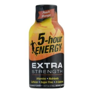 5-hour Energy Dietary Supplement Extra Strength - Peach Mango (Single/1.93 FL OZ Plastic Bottle)