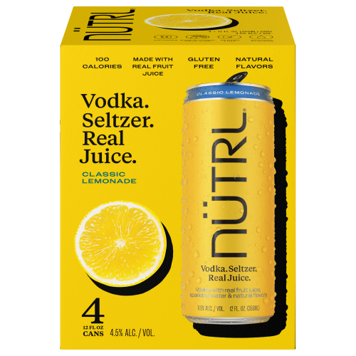 Nutrl Seltzer Classic Lemonade Vodka Seltzer 4 - Cans (12 fl oz)