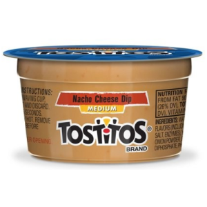 Tostitos Nacho Cheese Dip Medium (Single/3.63 OZ Plastic Cup)