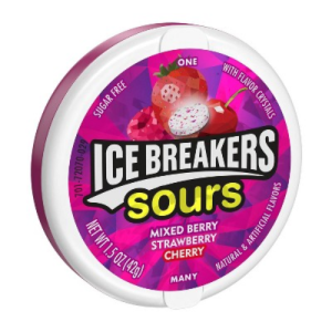 Ice Breakers Sours Mixed Berry Sugar (Single/1.5 OZ)
