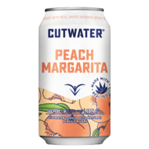 Cutwater Peach Margarita (4 Pack/12 oz Cans)