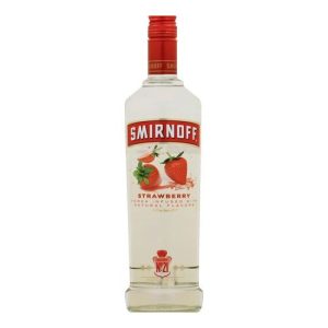 Smirnoff Strawberry Vodka (Single/750.00 ML Glass Bottle)