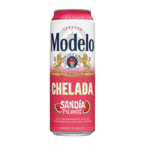 Modelo Chelada Sandia Picante Mexican Import Flavored Beer Can, 3.5% ABV (24 fl oz)
