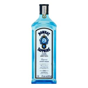 Bombay Sapphire London Dry Gin (Single/1.75 L Glass Bottle)