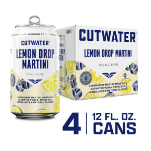 Cutwater Lemon Drop Martini  (4 Pack/12 oz)